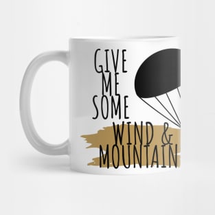 Paragliding wind & mountains Mug